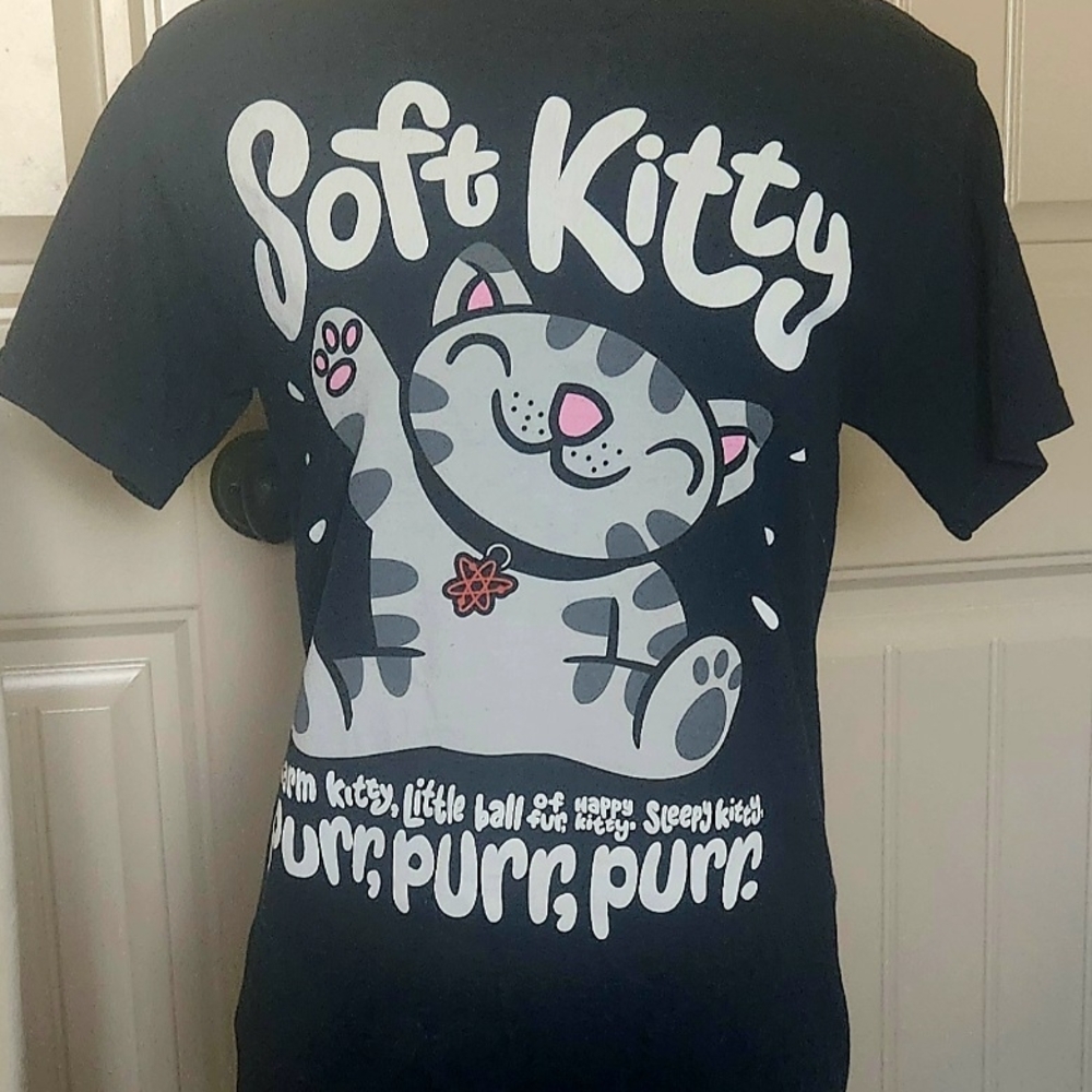 Soft Kitty Black Short Sleeve Tee